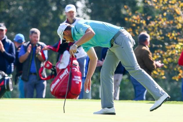 GOLF - Porsche European Open BAD GRIESBACH,GERMANY,22.SEP.16 - GOLF - Porsche European Open, GC Bad Griesbach. Image shows Bernd Wiesberger (AUT). GEPAxpictures xFelixxRoittner
