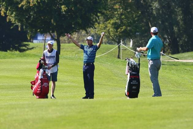 GOLF - Porsche European Open BAD GRIESBACH,GERMANY,22.SEP.16 - GOLF - Porsche European Open, GC Bad Griesbach. Image shows Padraig Harrington (IRL). GEPAxpictures xFelixxRoittner