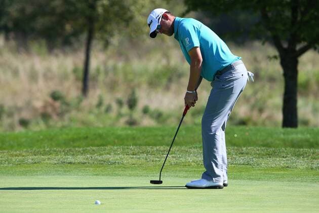 GOLF - Porsche European Open BAD GRIESBACH,GERMANY,22.SEP.16 - GOLF - Porsche European Open, GC Bad Griesbach. Image shows Bernd Wiesberger (AUT). GEPAxpictures xFelixxRoittner