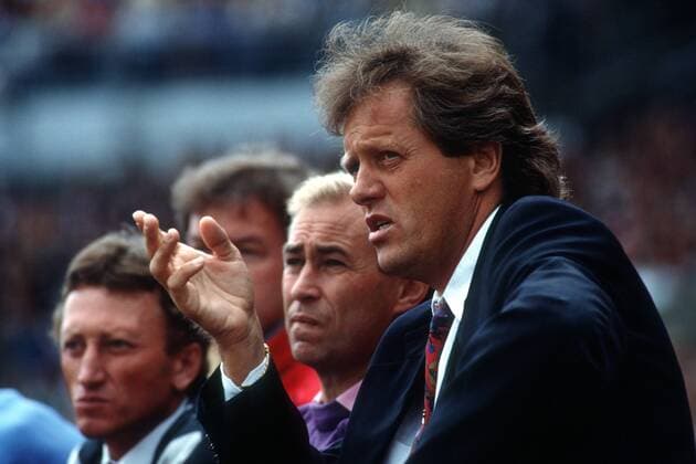 Trainer Arie Haan und Co Trainer Dieter Renner (beide 1. FC Nürnberg)
