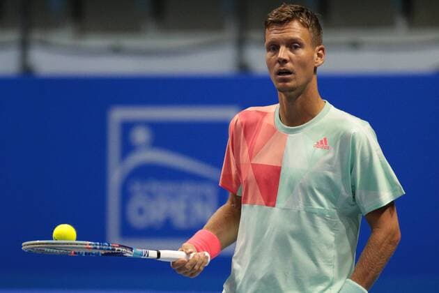 September 22, 2016 - Saint Petersburg, Russia - Tomas Berdych of Czech Republic during the St. Petersburg Open ATP Tennis Herren tennis tournament match in St. Petersburg , Russia, September 22, 2016. St. Petersburg Tennis Open 2016  - ZUMAn230
