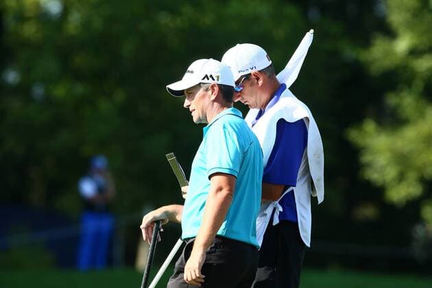 GOLF - Porsche European Open BAD GRIESBACH,GERMANY,22.SEP.16 - GOLF - Porsche European Open, GC Bad Griesbach. Image shows Steve Webster (ENG). GEPAxpictures xFelixxRoittner