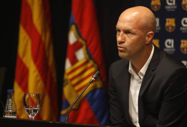 Jordi Cuyff. Agreement between FC Barcelona and Johan Cruyff Foundation. In the picture, Jordi Cuyff. xFRANCESCxADELANTADOx 