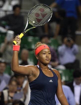 Naomi Osaka (JPN), September 23, 2016 - Tennis : Naomi Osaka of Japan reacts during the quarterfinal match of WTA Tennis Damen Toray PPO tennis at Ariake colosseum Tokyo Japan on 23 Sep 2016.  (peda003203)