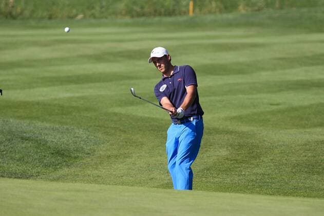 GOLF - Porsche European Open BAD GRIESBACH,AUSTRIA,25.SEP.16 -GOLF - Porsche European Open, GC Bad Griesbach. Image shows Lukas Nemecz (AUT). GEPAxpictures xFelixxRoittner