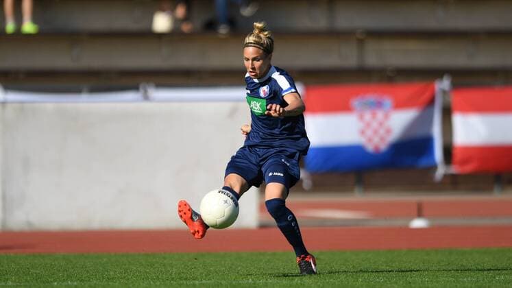 Flanke Svenja Huth (Turbine Potsdam) (9), Fussball, Allianz Frauen-Bundesliga, Borussia Mönchengladbach - 1.FFC Turbine Potsdam, xmkx