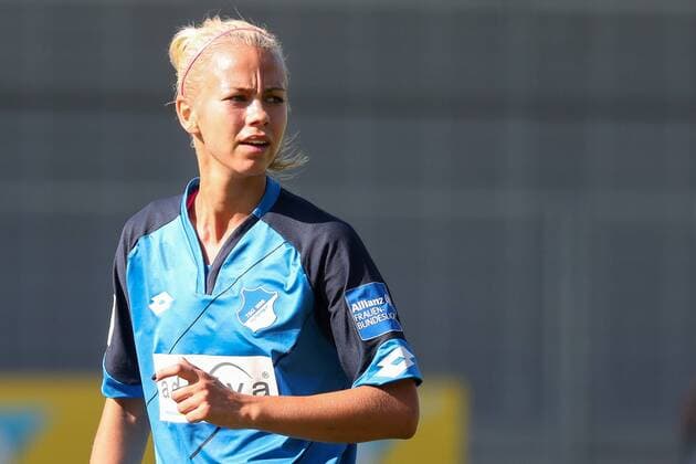 Stephanie Breitner (TSG, 12), Einzelbild, Aktion, Action, Fussball, Allianz Frauen-Bundesliga, TSG 1899 Hoffenheim - SC Freiburg, xozx