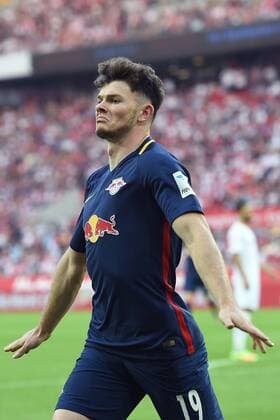 Fußball 1. Bundesliga 5. Spieltag 1. FC Köln - RB Leipzig am 25.09.2016 im RheinEnergieStadion in Köln Torjubl zum 0:1 durch Oliver Burke ( Leipzig ) xRx