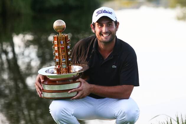 Themen der Woche - SPORT Bilder des Tages - Sport GOLF - Porsche European Open BAD GRIESBACH,AUSTRIA,25.SEP.16 -GOLF - Porsche European Open, GC Bad Griesbach. Image shows Alexander Levy (FRA). GEPAxpictures xFelixxRoittner