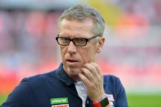GER,1.FBL, 1. FC Koeln vs RB Leipzig 25.09.2016, Rhein-Energie-Stadion, Koeln, GER,1.FBL, 1. FC Koeln vs RB Leipzig, im Bild Peter Stöger Stoeger ( Trainer Koeln ) Foto © nordphoto Treese nordphotoxTreese