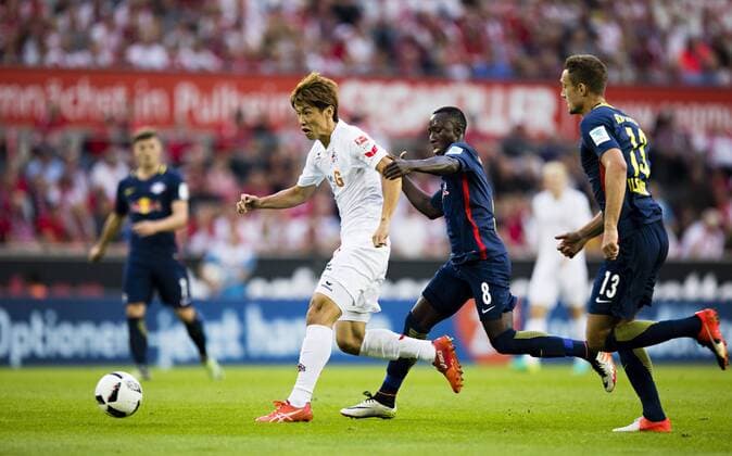 Köln, 25.09.2016, Rhein-Energie-Stadion Yuya Osako (Koeln), Naby Keita (Leipzig) 1. FC Köln - RB Leipzig mm