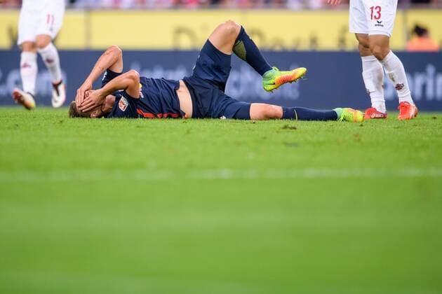Willi Orban (RB Leipzig 4) am Boden beim Fussball Bundesliga Spiel zwischen dem 1. FC Koeln und RB Leipzig am 25.09.2016 Koeln Copyright: xSchuelerx xEibnerx-xPressefotox