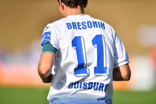 Linda Bresonik (MSV Duisburg) (11) Rücken , Trikot, Fussball, Allianz Frauen-Bundesliga, MSV DUISBURG - FF USV JENA, xmkx