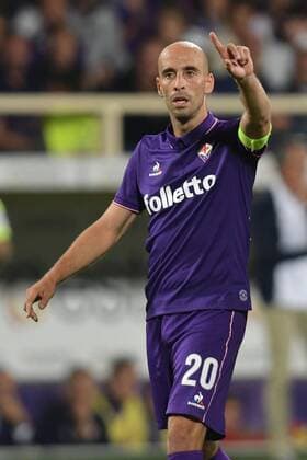 Fußball, AC Florenz - AC Mailand Borja Valero Fiorentina Fußball Italien Serie A 2016 2017 AC Florenz ACF Fiorentina - AC Mailand AndreaxStaccioli