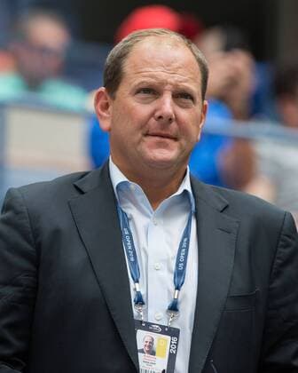 US Open 2016 , Tony Godsick, Federer Manager und CEO der Agentur Team8, Tennis - US Open 2016 - Grand Slam ITF ATP Tennis Herren WTA Tennis Damen - USTA Billie Jean King National Tennis Center - New York - New York - USA - 5 September 2016. Juergen Hasenkopf