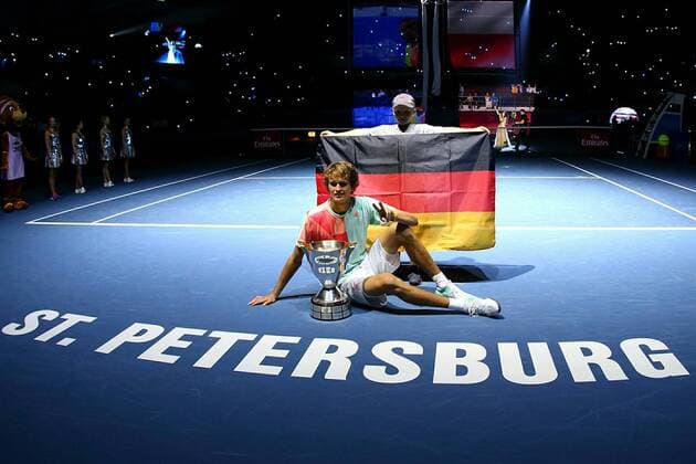 Tennis, Alexander Zverev gewinnt erstes ATP-Turnier September 25, 2016 - Saint Petersburg, Russia - XXI International Tennis Tournament St.Petersburg Open 2016, Alexander Zverev. AlexanderxKulebyakin 