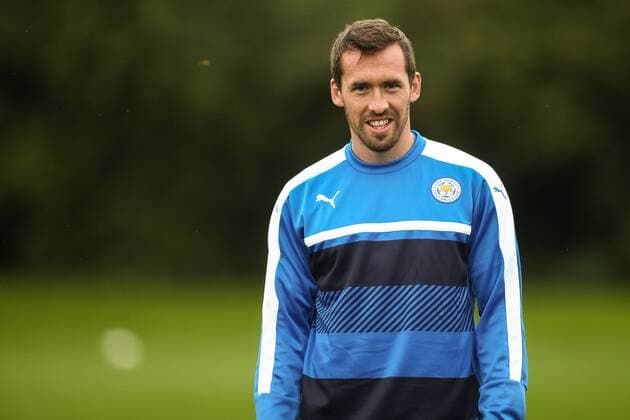 Bilder des Tages - SPORT 26.09.2016, Trainingsground, Leicester, ENG, UEFA CL, Leicester City, Training, im Bild Christian Fuchs of Leicester City Christian Fuchs of Leicester City during Trainingssession before the UEFA Championsleague Group G Match between Leicester City and FC Porto at the Trainingsground in Leicester, Great Britain on 2016 09 26. Leicester  EP_fil  