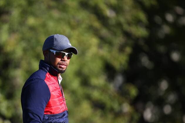 GOLF - Ryder Cup 2016 CHASKA,MINNESOTA,USA,27.SEP.16 - GOLF - Ryder Cup, Hazeltine National Golf Club. Image shows vice-captain Tiger Woods (USA). GEPAxpictures xDanielxGoetzhaber