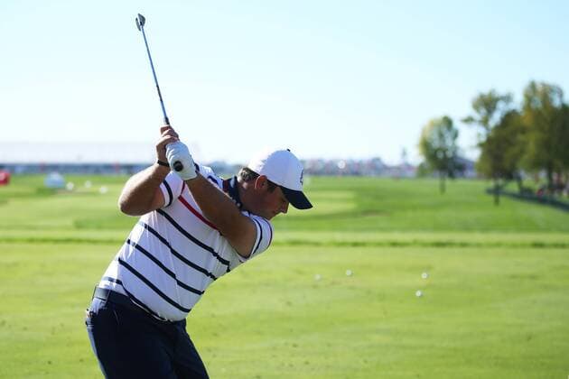 GOLF - Ryder Cup 2016 CHASKA,MINNESOTA,USA,27.SEP.16 - GOLF - Ryder Cup, Hazeltine National Golf Club. Image shows Patrick Reed (USA). GEPAxpictures xDanielxGoetzhaber