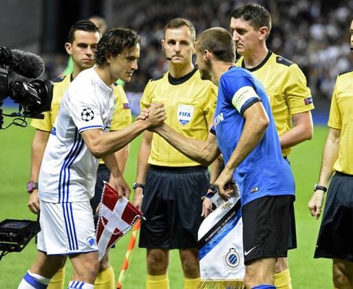 Timmy Simons midfielder of Club Brugge and Thomas Delaney of FCK FOOTBALL : FC Copenhague vs Club Bruges - Ligue des Champions - 27 09 2016 PhotoNews Panoramic  665586831