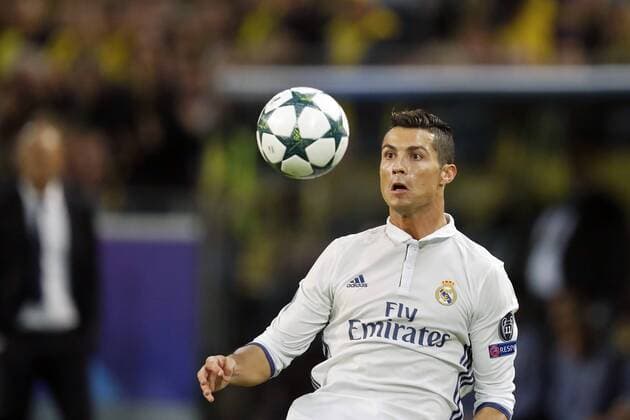Cristiano Ronaldo of Real Madrid during the UEFA Champions League group F match between Borussia Dortmund and Real Madrid on September 27, 2016 at the Signal Iduna Park stadium in Dortmund, Germany. Borussia Dortmund v Real Madrid UEFA Champions League 2016 2017 xVIxxIVx 6300674