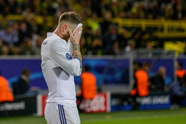 GER, Champions League, Borussia Dortmund vs Real Madrid 27.09.2016, Signal Iduna Park, Dortmund, GER, Champions League, Borussia Dortmund vs Real Madrid, im Bild picture shows SERGIO RAMOS (Real Madrid 4), Foto@ nordphoto Rauch nordphotox xrauch