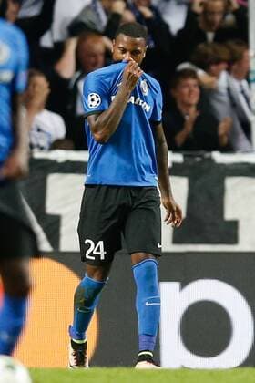 Club s Stefano Denswil looks dejected during a soccer game between Danish club F.C. Kobenhavn and Belgian team Club Brugge KV in Copenhagen, Denmark, Tuesday 27 September 2016, the second game in the group stage of the UEFA Champions League competition, in group G. BRUNOxFAHY  x04941960x