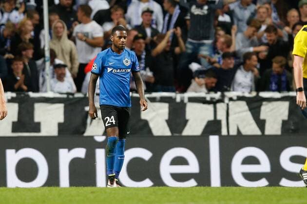 Club s Stefano Denswil looks dejected during a soccer game between Danish club F.C. Kobenhavn and Belgian team Club Brugge KV in Copenhagen, Denmark, Tuesday 27 September 2016, the second game in the group stage of the UEFA Champions League competition, in group G. BRUNOxFAHY  x04941961x