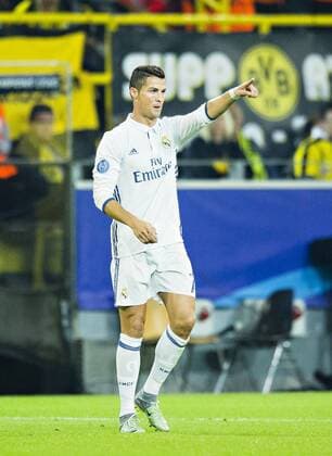Dortmund, 27.09.2016, Signal-Iduna-Park Torjubel: Cristiano Ronaldo (Real) Borussia Dortmund - Real Madrid