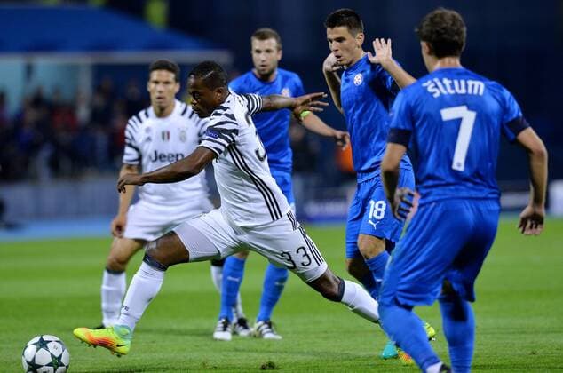 Champions League, Dinamo -Juventus 27.09.2016., Maksimir Stadium, Zagreb - Champions League, Group H, Round 2, GNK Dinamo - Juventus FC. Patrice Evra.  MarkoxLukunic PIXSELL
