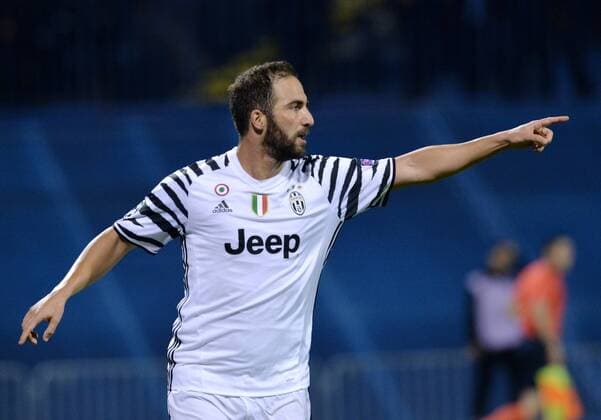 Champions League, Dinamo -Juventus 27.09.2016., Maksimir Stadium, Zagreb - Champions League, Group H, Round 2, GNK Dinamo - Juventus FC. Gonzalo Higuain.  MarkoxLukunic PIXSELL