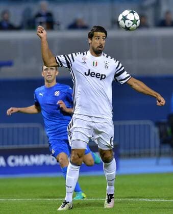 Champions League, Dinamo -Juventus 27.09.2016., Maksimir Stadium, Zagreb - Champions League, Group H, Round 2, GNK Dinamo - Juventus FC. Sami Khadeira.  MarkoxLukunic PIXSELL
