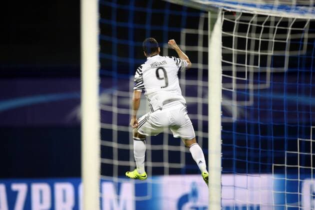 Champions League, Dinamo -Juventus 27.09.2016., Maksimir Stadium, Zagreb - Champions League, Group H, Round 2, GNK Dinamo - Juventus FC. Gonzalo Higuain.  GoranxStanzl PIXSELL