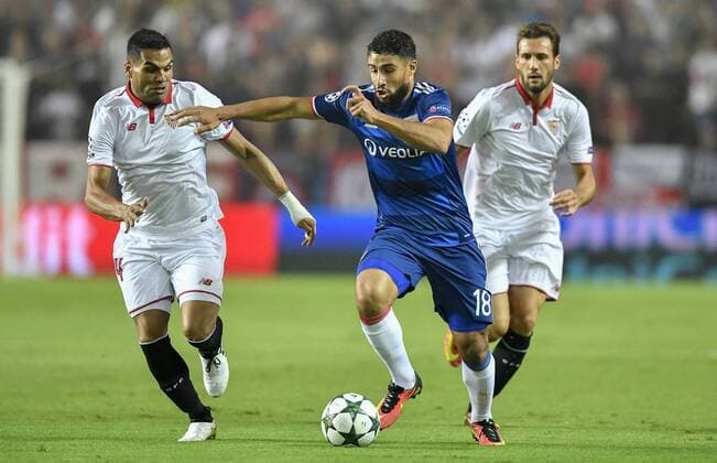 Fußball, CL, coach FC Sevilla - Olympique Lyon ,Champions League, 27-09-206, Nabil Fekir, estadio Sanchez Pizjuan, segunda jornada fase de grupo, Spain ,foto: CristobalxDuenas xx xSevillaxFCx-xOlympiquexLyonnais,xChampionxLeaguex2016 17x