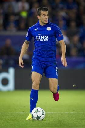 27.09.2016. King Power Stadium, Leicester, England. UEFA Champions League Football. Leicester City versus FC Porto. Luis Hernandez of Leicester City on the ball. xGrahamxWilsonx  ActionPlus11793895