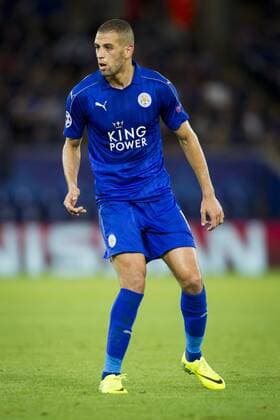 27.09.2016. King Power Stadium, Leicester, England. UEFA Champions League Football. Leicester City versus FC Porto. Ismail Slimani of Leicester City. xGrahamxWilsonx  ActionPlus11793911