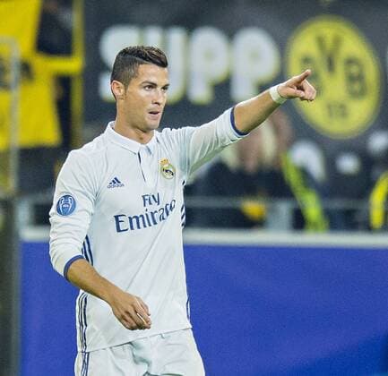 Dortmund, 27.09.2016, Signal-Iduna-Park Torjubel: Cristiano Ronaldo (Real) Borussia Dortmund - Real Madrid