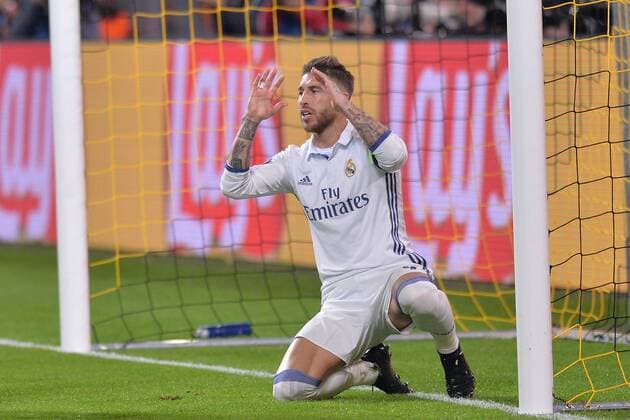 Fußball Champions League Gruppenphase 2. Spieltag Borussia Dortmund - Real Madrid am 27.09.2016 im Signal Iduna Park in Dortmund Sergio Ramos ( Madrid ) xJKx
