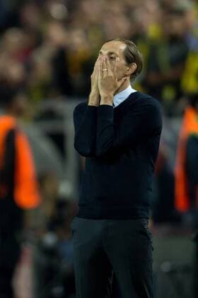 Dortmund, Germany 27.09.2016, UEFA Champions League - 2016 17 Season, Group F - Matchday 2, BV Borussia Dortmund - Real Madrid, 2:2, Trainer Thomas Tuchel (BVB) ( DeFodi001