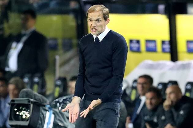 xuhjb, Dortmund, Signal Iduna Park, 27.09.16, Champions Leaque - 2. Spieltag - Borussia Dortmund - Real Madrid Bild: Chef Trainer Thomas Tuchel (Dortmund) Dortmund