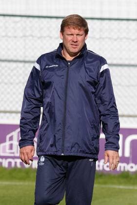 Gent s head coach Hein Vanhaezebrouck pictured during a training session of Belgian soccer team KAA Gent, Wednesday 28 September 2016, in Gent. Tomorrow Gent is playing Turkish club Atiker Konyaspor in the second match of the group stage of the Europa League competition. KURTxDESPLENTER  x04942213x