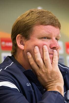Gent s head coach Hein Vanhaezebrouck pictured during a press conference PK Pressekonferenz of Belgian soccer team KAA Gent, Wednesday 28 September 2016, in Gent. Tomorrow Gent is playing Turkish club Atiker Konyaspor in the second match of the group stage of the Europa League competition. KURTxDESPLENTER  x04942395x