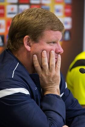 Gent s head coach Hein Vanhaezebrouck pictured during a press conference PK Pressekonferenz of Belgian soccer team KAA Gent, Wednesday 28 September 2016, in Gent. Tomorrow Gent is playing Turkish club Atiker Konyaspor in the second match of the group stage of the Europa League competition. KURTxDESPLENTER  x04942393x