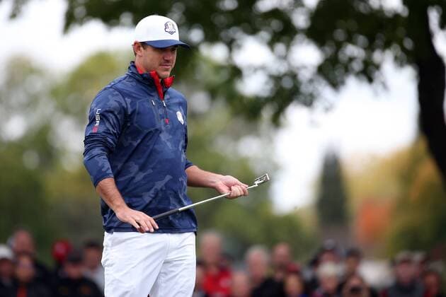 GOLF - Ryder Cup 2016 CHASKA,MINNESOTA,USA,28.SEP.16 - GOLF - Ryder Cup, Hazeltine National Golf Club. Image shows Brooks Koepka (USA). GEPAxpictures xDanielxGoetzhaber