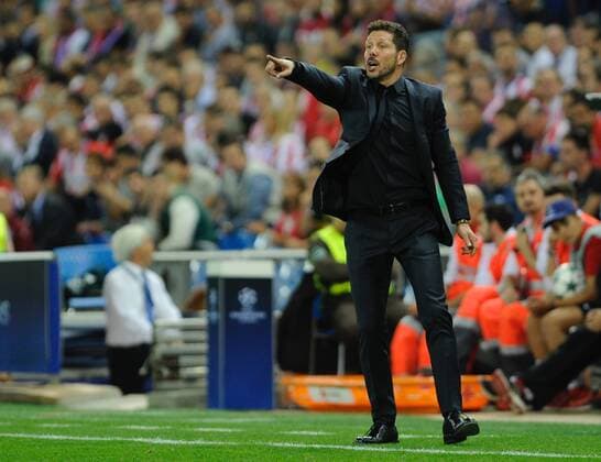 Atletico de Madrid Coach, Diego Pablo Simeone. Round Matchday 2 of the CHAMPIONS league, soccer match between Atletico de Madrid - Bayern de Munich at the Vicente Calderon estadium, Madrid - Spain by September 28, 2016. PHOTO: Gregorio Lopez.  xGregorioxLopezx x SOCCERxSPAINx