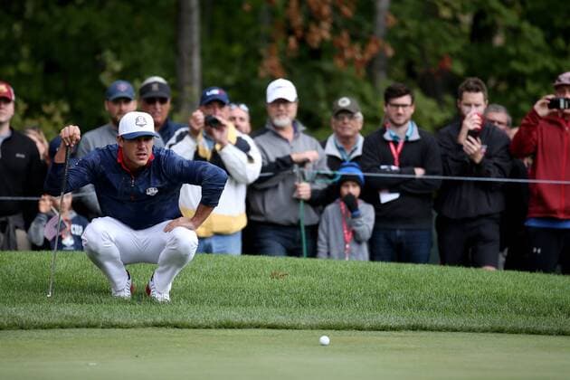 GOLF - Ryder Cup 2016 CHASKA,MINNESOTA,USA,28.SEP.16 - GOLF - Ryder Cup, Hazeltine National Golf Club. Image shows Brooks Koepka (USA). GEPAxpictures xDanielxGoetzhaber