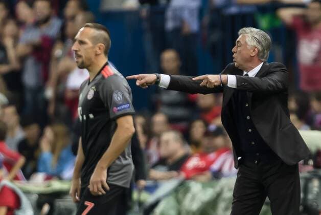 Madrid, Spain 28.09.2016, UEFA Champions League - 2016 17 Season, Group D - Matchday 2, Atletico Madrid - FC Bayern Muenchen, Cheftrainer Carlo Ancelotti (FCB) ( DeFodi048