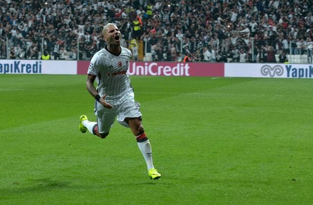 Besiktas player Ricardo Quaresma celebrates his goal during UEFA Champions League game between Besiktas and Dinamo Kiev at Vodafone Stadium in Istanbul, 28th of September 2016. (Cengiz Uysal - Depo Photos)  15519833