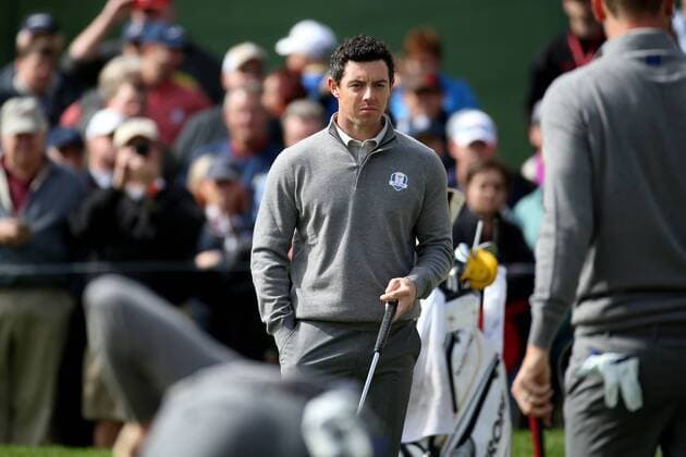 GOLF - Ryder Cup 2016 CHASKA,MINNESOTA,USA,28.SEP.16 - GOLF - Ryder Cup, Hazeltine National Golf Club. Image shows Rory Mcilroy (IRL). GEPAxpictures xDanielxGoetzhaber