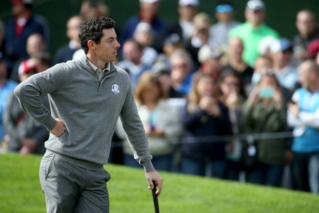 GOLF - Ryder Cup 2016 CHASKA,MINNESOTA,USA,28.SEP.16 - GOLF - Ryder Cup, Hazeltine National Golf Club. Image shows Rory Mcilroy (IRL). GEPAxpictures xDanielxGoetzhaber